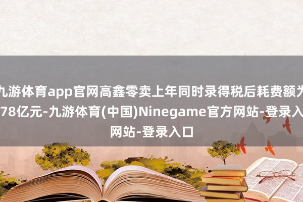 九游体育app官网高鑫零卖上年同时录得税后耗费额为3.78亿元-九游体育(中国)Ninegame官方网站-登录入口